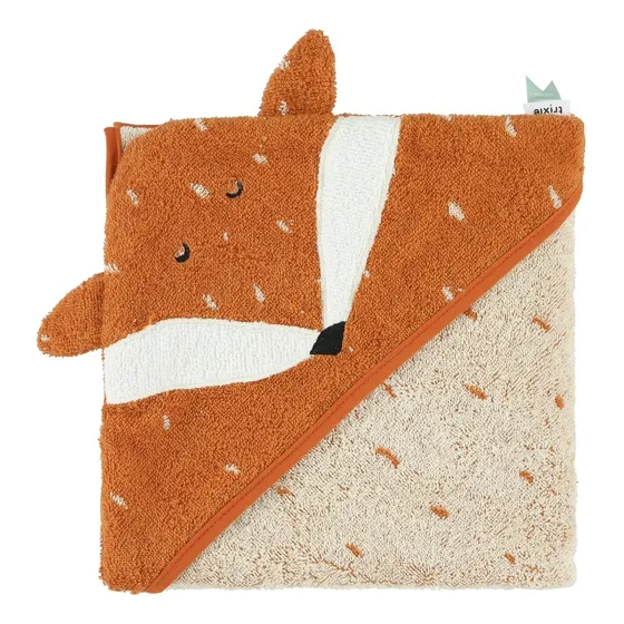 Toalla Bebe Con Capucha Algodon Trixie Bata Animales Trex