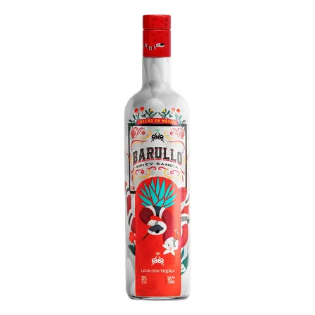 Licor Con Tequila Barullo Spicy Sandía 750ml
