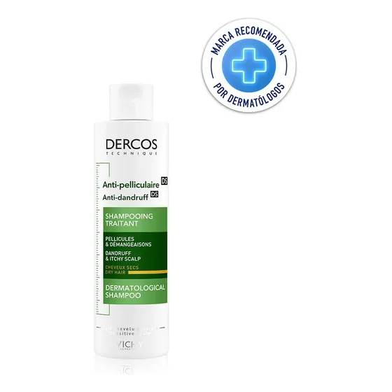 Shampoo Vichy Dercos Anticaspa 200Ml Cabello Seco