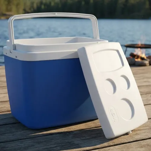 Geladeira térmica Invicta 101387441310 de 34L - azul | MercadoLivre
