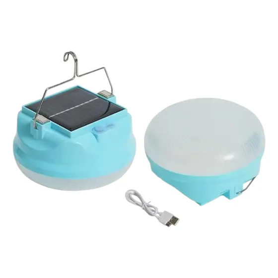 Bombillo Led Recargable Portátil Con Panel Solar 150w