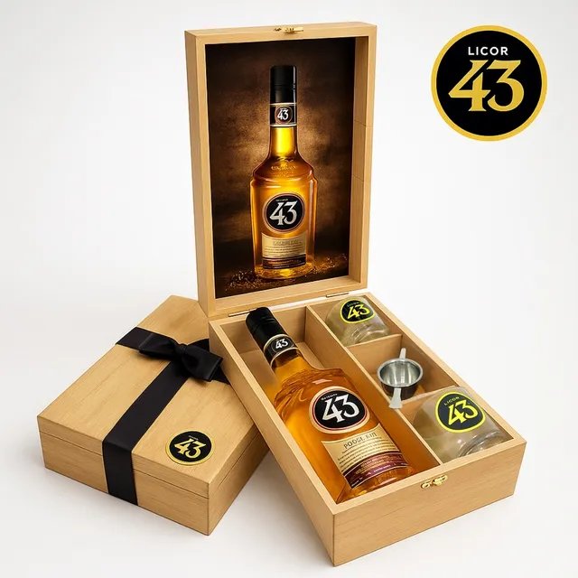 Licor 43 700ml 2 Copos E Dosador - Baunilha & Especiarias