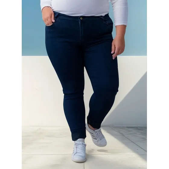 Pantalón Jean Azul Oscuro Vaquero Luna