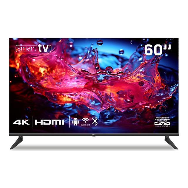 Smart Tv Hq 60 4k Tela Sem Bordas Design Slim Hqs60nkhm