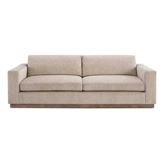Sofa Moderno Con Base De Madera Cod. 912