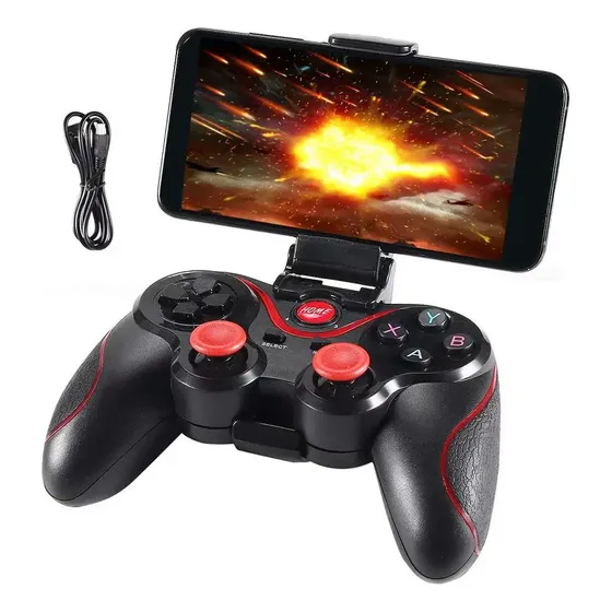 Controlador De Juegos Control Bluetooth Para Ios Android Pc Ps3 Smart Tv Joystick Alta Calidad Everest | Cuotas sin interés