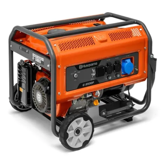 Generador G8500p de gasolina de 16,3 CV y 4 tiempos - 8000 w - Husqvarna