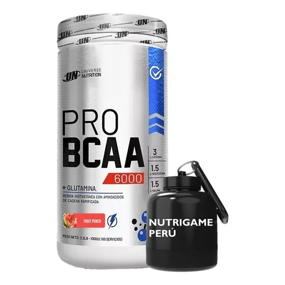 Pro Bcaa 6000 Bcaa Un 1000gr Aminoacidos - Tienda Fisica