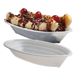 Barco Plástico Para Banana Split Por Paquete 