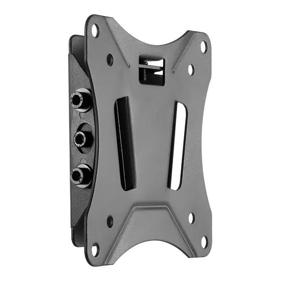 Suporte de parede para Monitor de 15" até 34" Perfil Ultra Slim Preto CTM100 Central Suportes