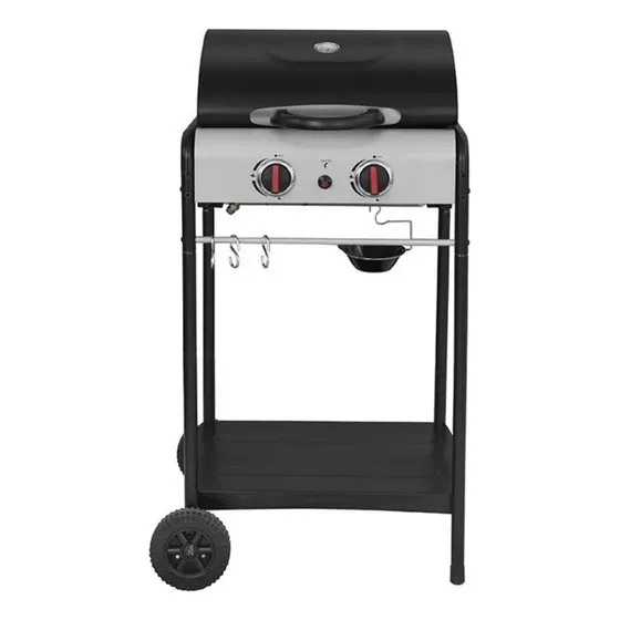 Asador A Gas 2 Quemadores Market Beef