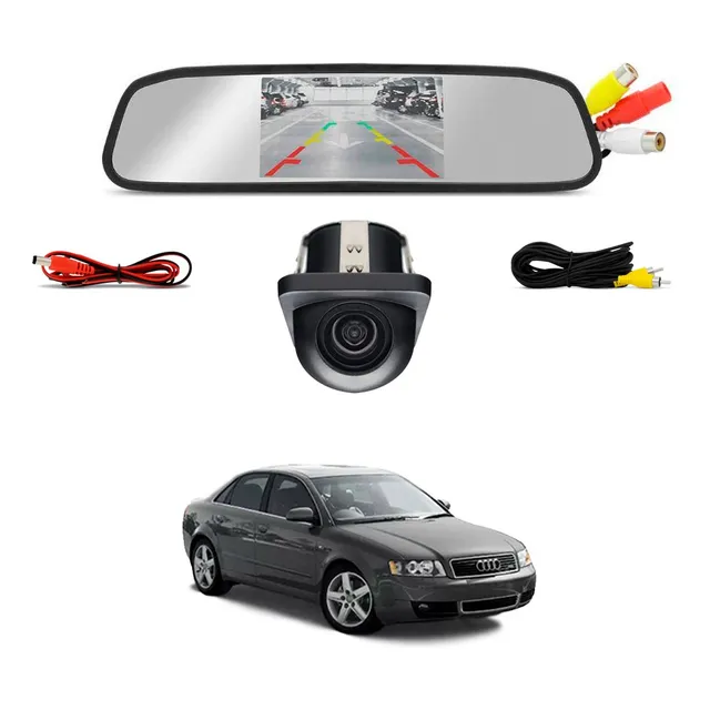Retrovisor Com Câmera De Ré Audi A4 S4 2002 2003 2004 2005