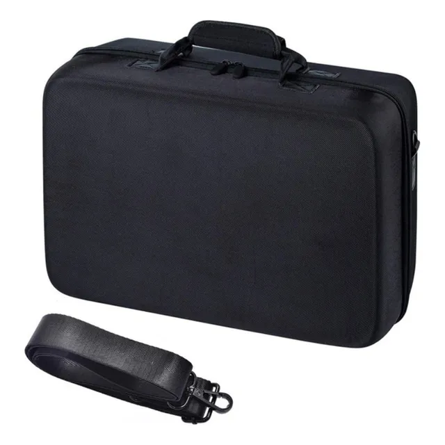 Bolsa De Almacenamiento Impermeable Eva Para Consola Ps5 Color Negro