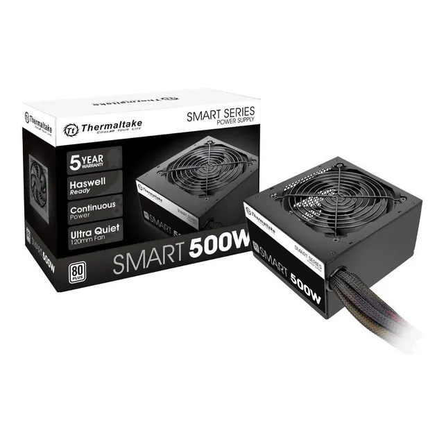 Fuente Pc Thermaltake Smart 500w 80 Plus White Gamer Acuario