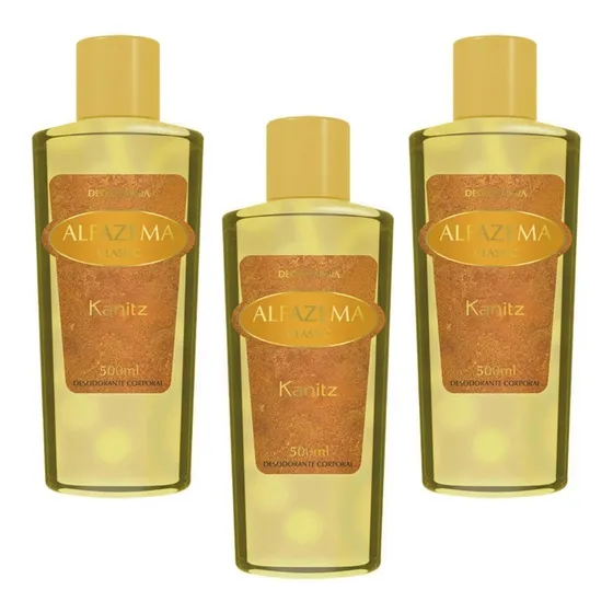 Kit C/ 03 Deo Colônia Alfazema Classic 500ml-kanitz