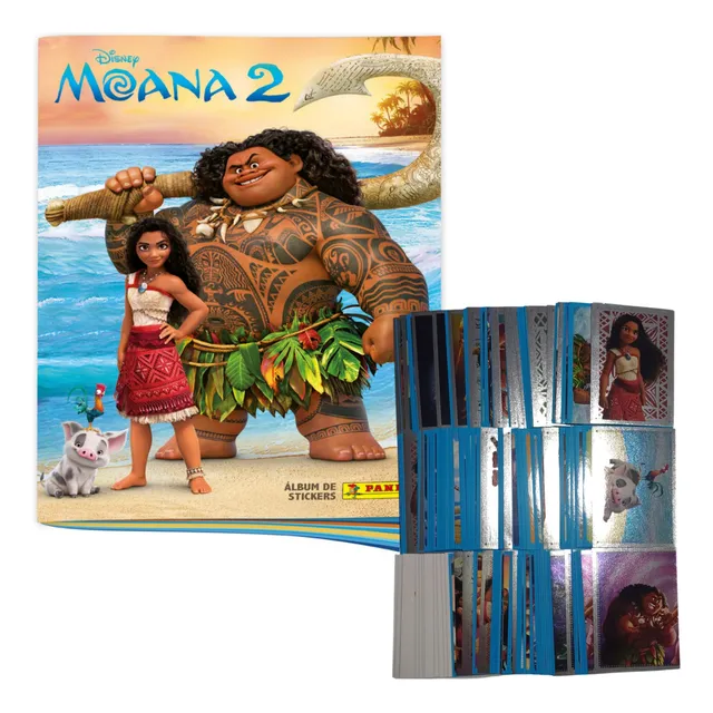 Álbum Moana 2 + 100 Estampas Sin Repetir Panini