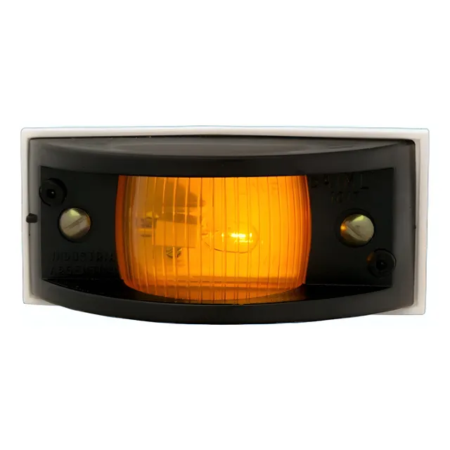 Farol Baiml Lateral Tipo Velero Para Lamp. C/impreso Ambar