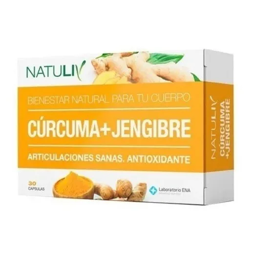 Natuliv Curcuma - Jengibre X 30 Capsulas