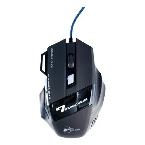 Ratón para juegos Game X7, 6000 Dpi, USB, 1,8 m, color negro