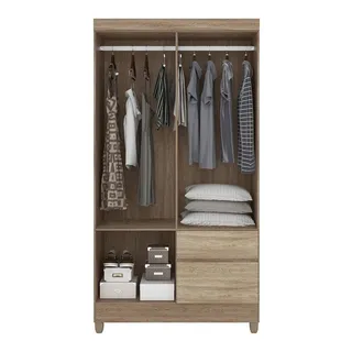 Guarda-roupa 4 Portas Lotus DemĂłbile Cor Nogal Com Vanilla Touch Guarda-roupa 4 Portas Lotus DemĂłbile Cor Nogal Com Vanilla Touch