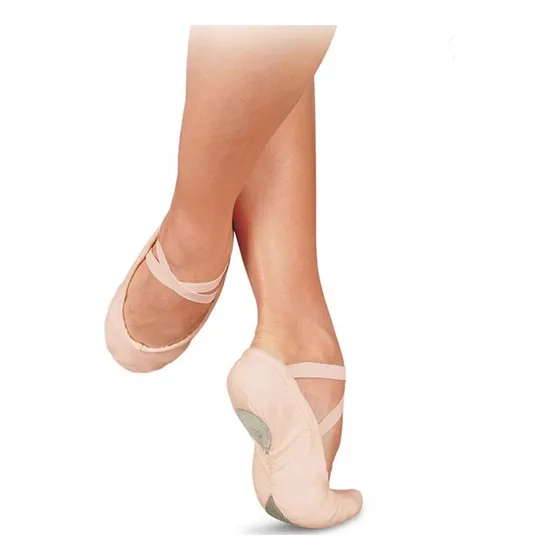 Zapatillas Media Punta Tela Ballet Gimnasia Marca Sansha