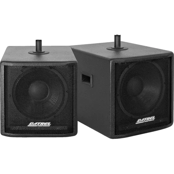 Kit Sub Grave Ativo + Passivo 12' 600w Datrel Sw300 Top