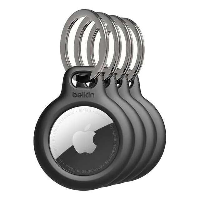 Airtag Secure Holder Belkin Con Llavero Duradero, Paquete De