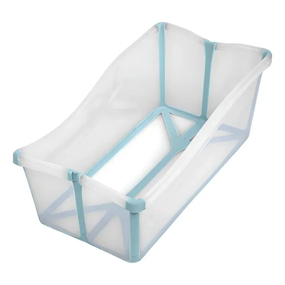 Banheira dobrável com sensor de temperatura 30 litros azul Buba
