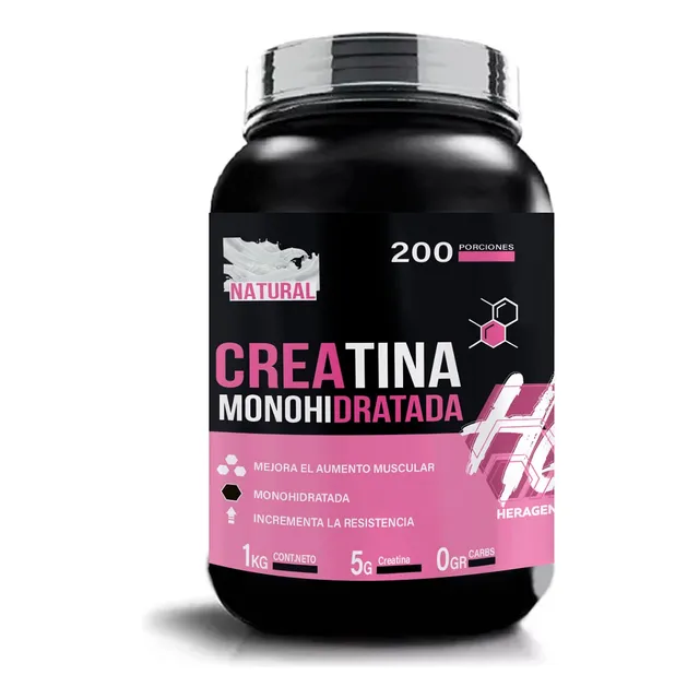 Heragen Creatina 1kg 200servicios Natural