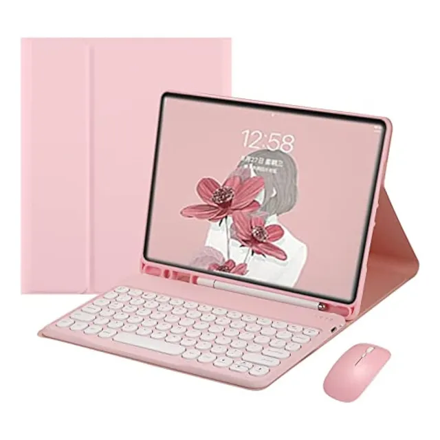 Henghui Ratón De Teclado Para Galaxy Tab S6 Lite