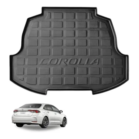 Toyota Corolla Tapete Bandeja Protetor Porta Malas 20 21 22 Preto