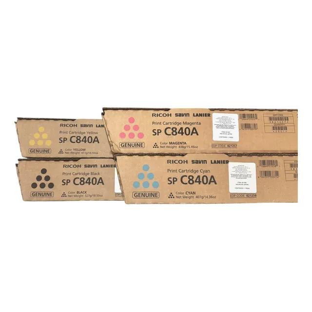 Kit Tóner Ricoh Sp C840dn C842dn Original Nuevo 4 Pzas