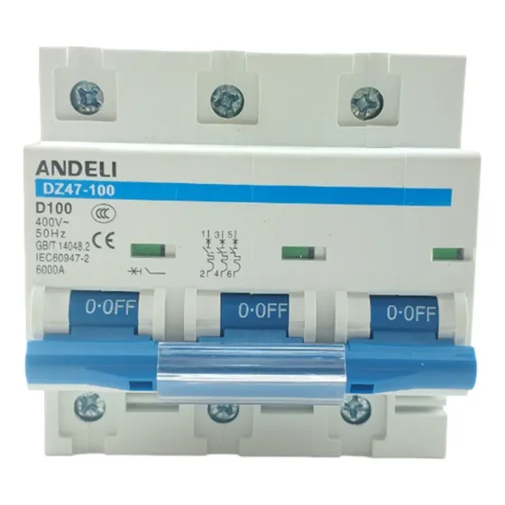 Breaker Termomagnético 3x100 Amper Andeli Breaker Riel Din