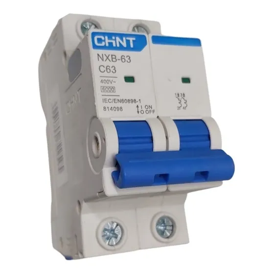 Interruptor Automático Bipolar 63a 2x63a Curva C 6ka
