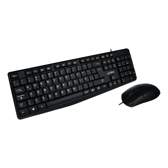 Combo Mk210 Teclado Mouse 1600 Dpi Alámbrico Creator Mk210 