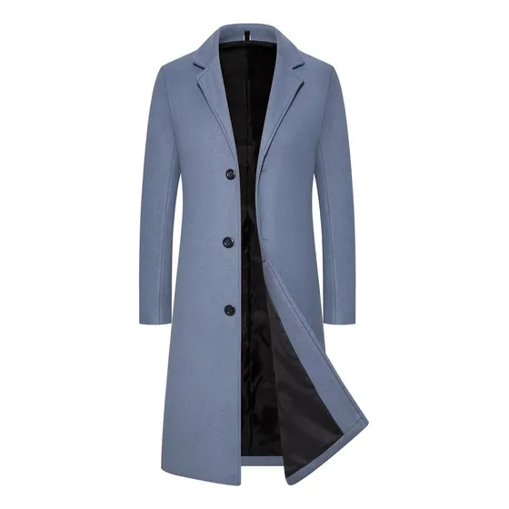 A Abrigo L Para Hombre, A La Moda, Manga Larga, Ropa De Ocio,