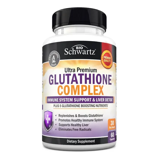 Suplemento Glutation 60 Capsulas Schwartz