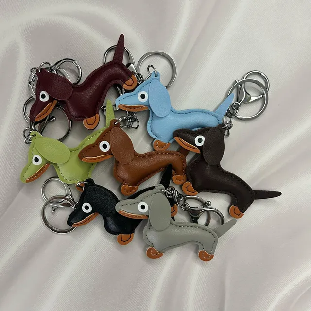 Llaveros Con Forma Dachshund Mascota Salchicha Amor Huella