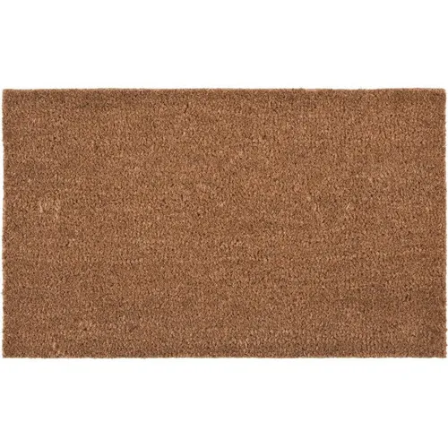Limpiapiés Natural 45x75 Cm Just Home Collection Color Marrón