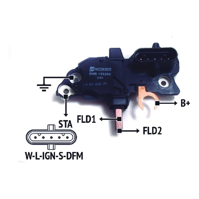 Regulador Alternador Bosch Volkswagen/mb/sc Camion 24v