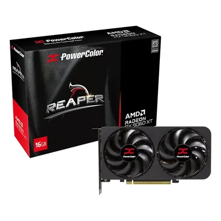 Gpu Powercolor Amd Radeon Rx 9060xt 16gb Gddr6 128bits 16g-a