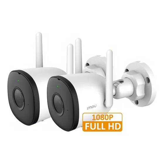 Cámara de seguridad Imou IPC-F22P-D Bullet 2C-D con resolución 2MP visión nocturna incluida color blanco