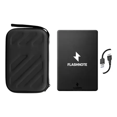 Disco Duro Externo Flashnote 1tb Usb 3.0 + Funda Antigolpes Compatible Con Pc Notebook Mac Macbook Ps2 Ps3 Ps4 Xbox One Smart Tv Nintendo Consolas Hdd Color Negro