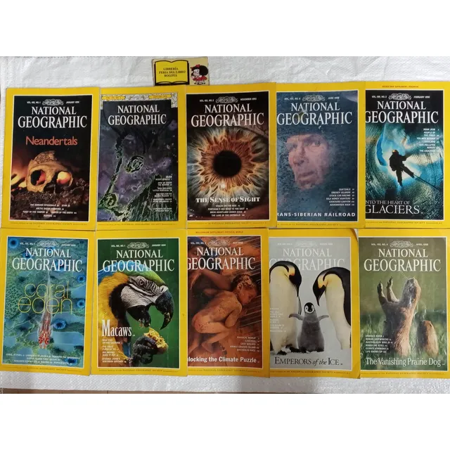 Promocion - 10 Revistas - Natgeo - En Ingles - Neardental