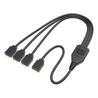 Cabo Splitter Akasa Rgb Endereçável Argb 3 Pinos 50cm Cabo Splitter Akasa Rgb Endereçável Argb 3 Pinos 50cm