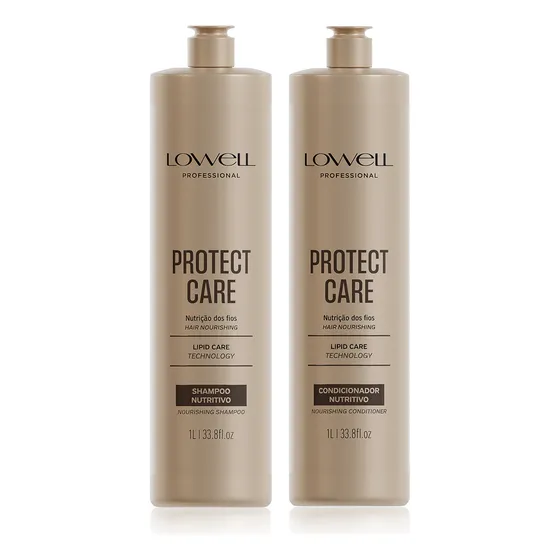 Lowell Protect Care Kit Shampoo E Condicionador Nutritivo 1l