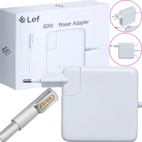 Carregador Para  Macbook 13 A1278 A1342 A1181 60w Magsafe 1