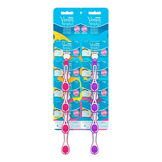 Afeitadora Gillette Venus Pack X8 Unid - Suchina Sa