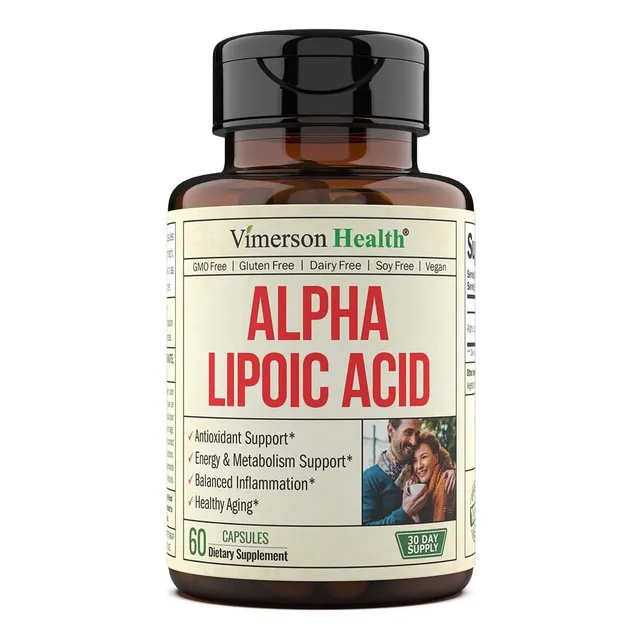 Ácido Alfa Lipoico Vimerson Health 60 Cápsulas