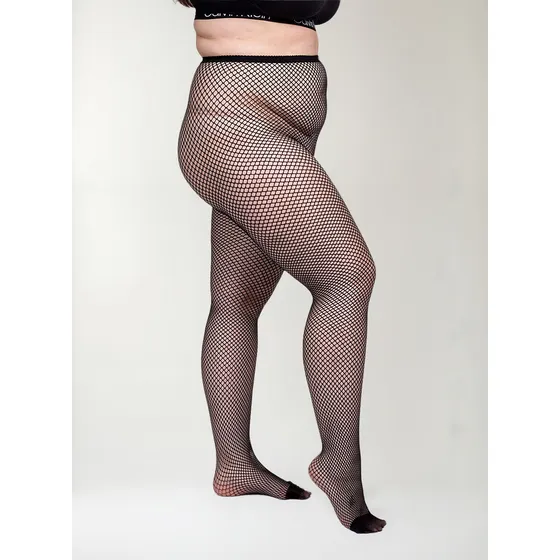 Panty Medias Opaca Cancan Mujer Lycra Talle Especial Grande
